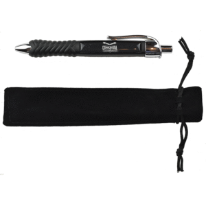 "Como Quiera" Black Ballpen Set with Pouch