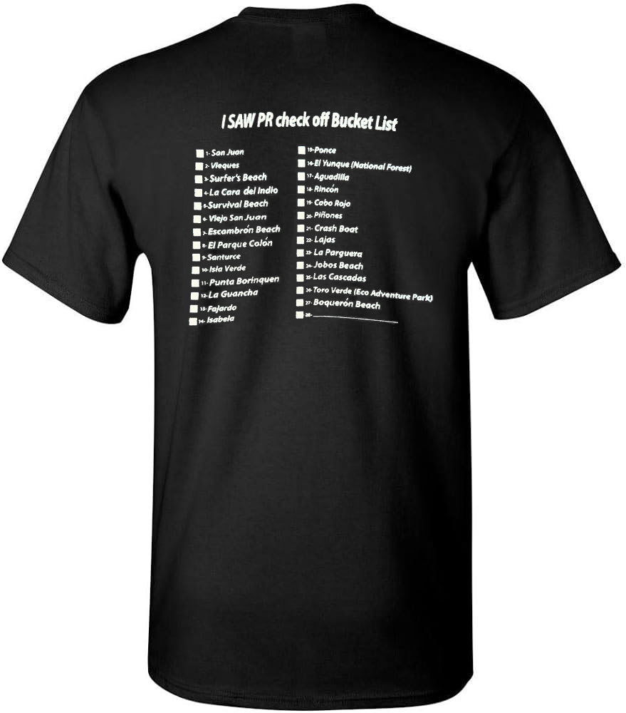 "I Saw PR" Printed T-Shirt – Left Chest Logo Edition - Image 2