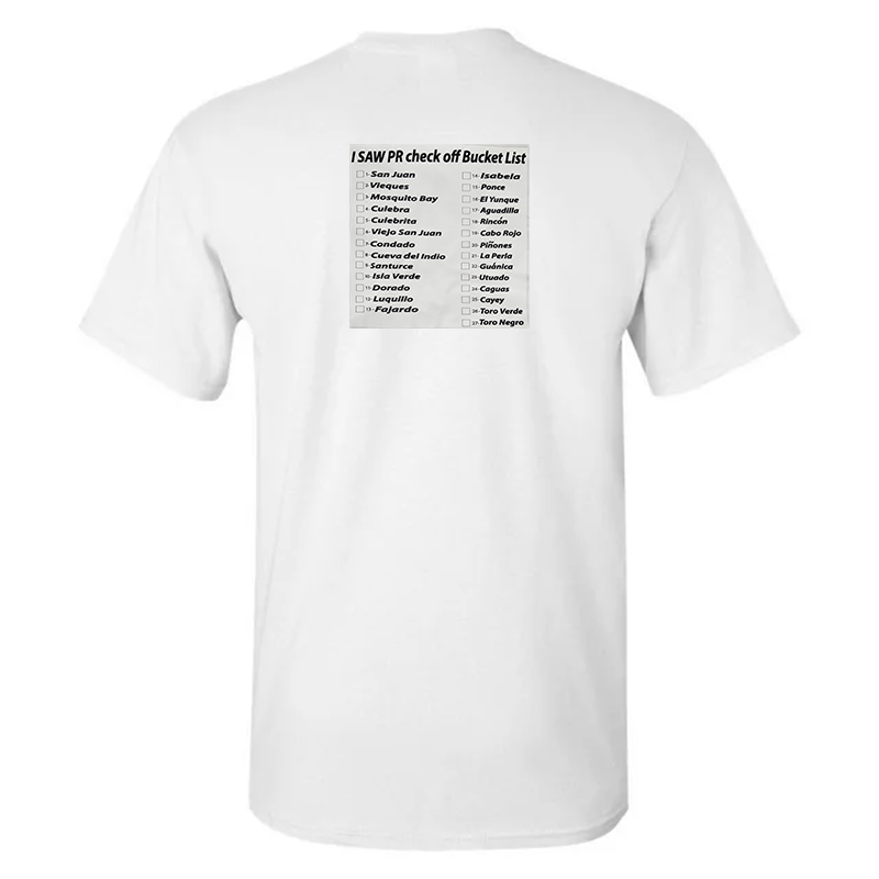 "I Saw PR" Embroidered T-Shirt – Left Chest Logo Edition - Image 4